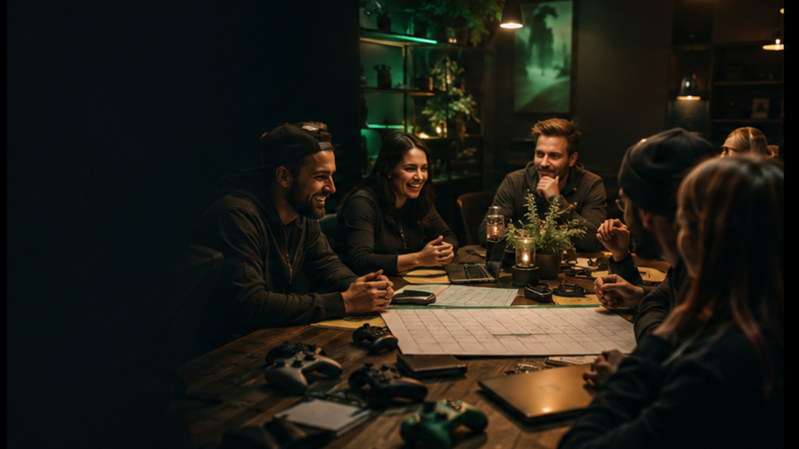 Community-Event in einer Gaming-Welt