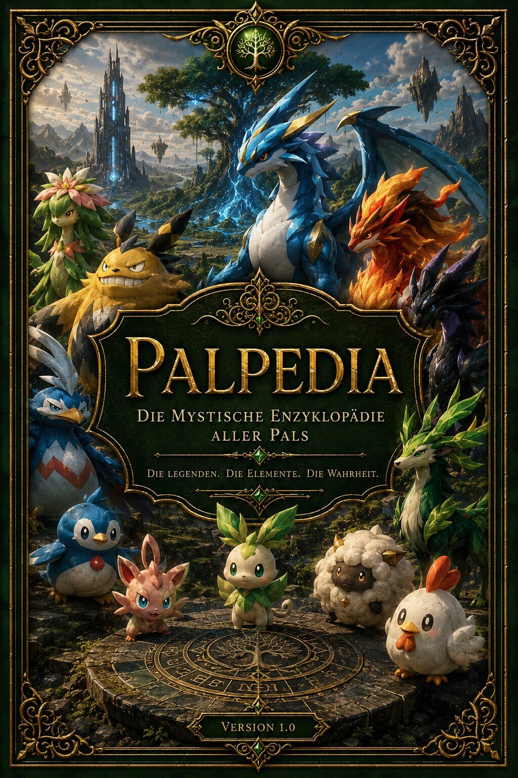 Deckblatt der PalPedia für Palworld